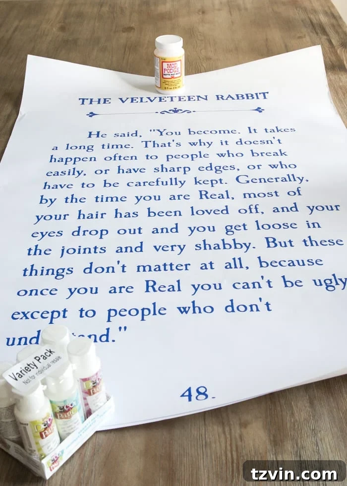 Craft Your Own Storybook Art 6 DIY Storybook Art | blesserhouse.com - How to make DIY storybook art for less than $30 using just plywood, 1x2 boards, and colored engineer prints plus 3 free printables.