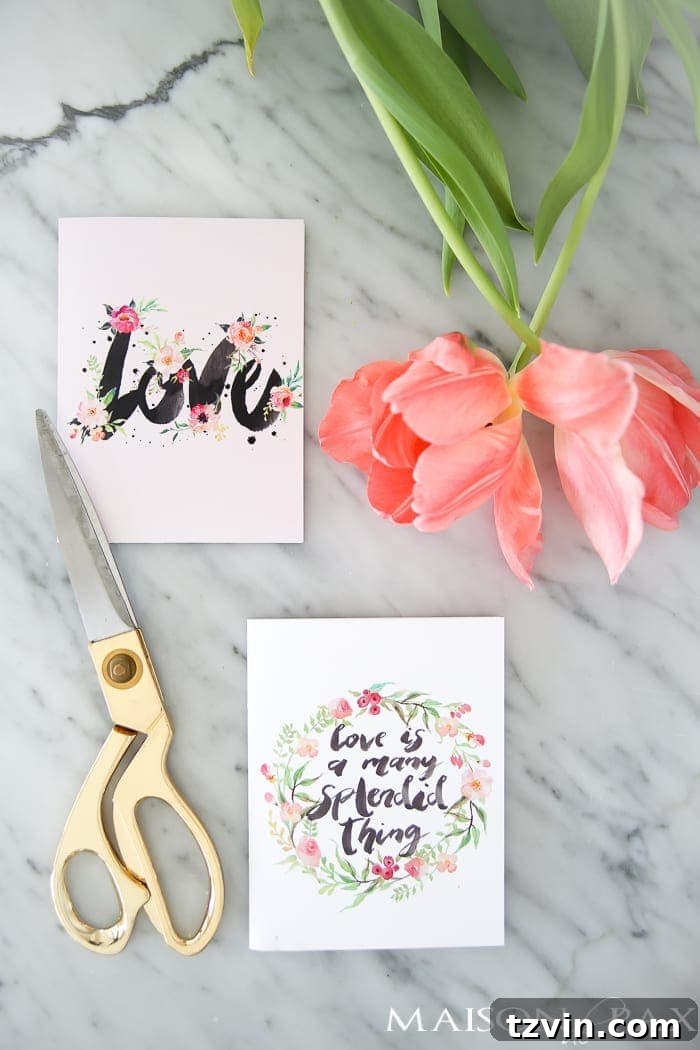 Maison de Pax | printable valentines cards