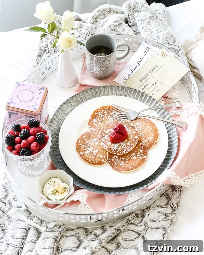 DIY Shabby Chic Enamel Breakfast Tray Makeover