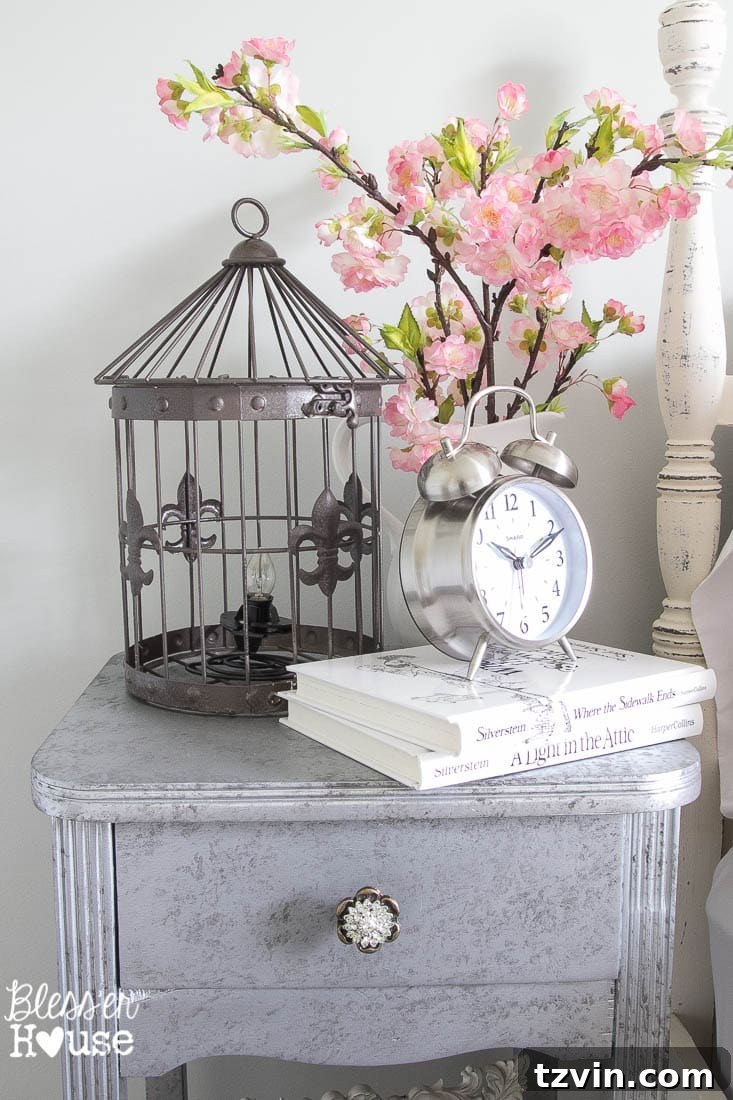 Your Blueprint for a Lightning-Fast Home Sale 9 A tidy nightstand with minimal decor, emphasizing clear surfaces.