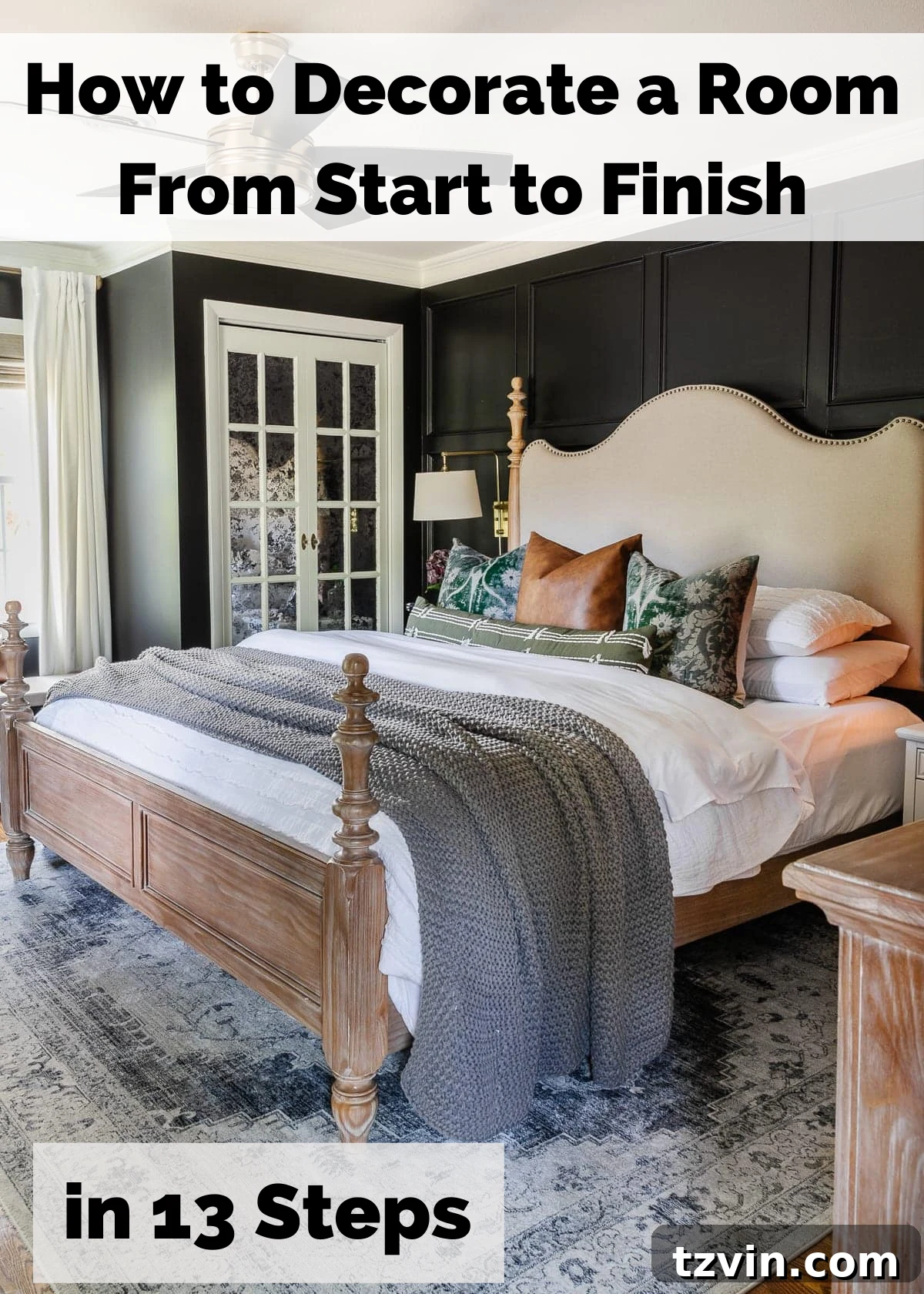 how to decorate a room from start to finish in 13 steps