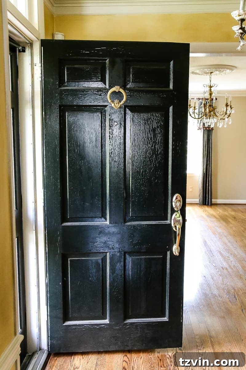New House Interior Blank Slate Tour 4 Colonial Foyer with Crown Molding and Hardwood Floors Before Renovation