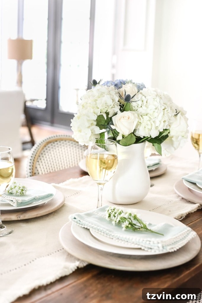 A Modern French Farmhouse Summer Retreat 2 Modern French Farmhouse Summer Home Tour - A summer home tour featuring modern French farmhouse style, inexpensive decorating tricks, and ways to make your home look luxurious on a budget.