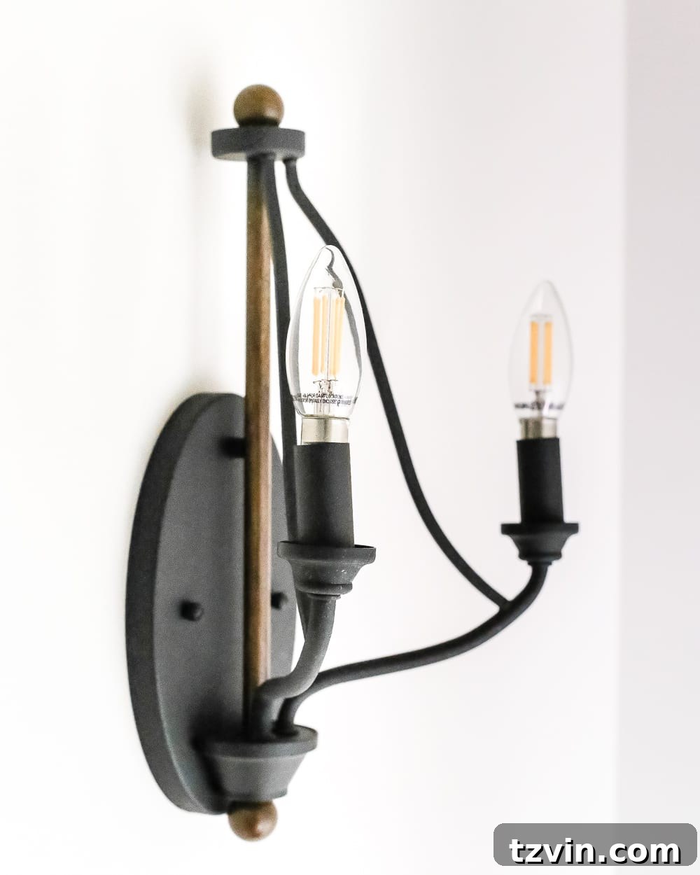 Foyer Refresh: A Balanced Palette 9 Neutral Painted Foyer Update | New Sconce