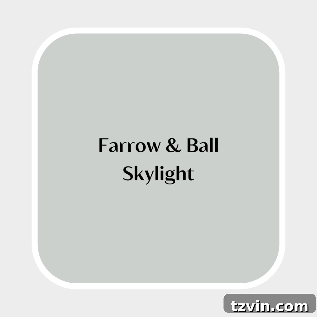 Best Haint Blue for Porch Ceilings 19 farrow and ball skylight