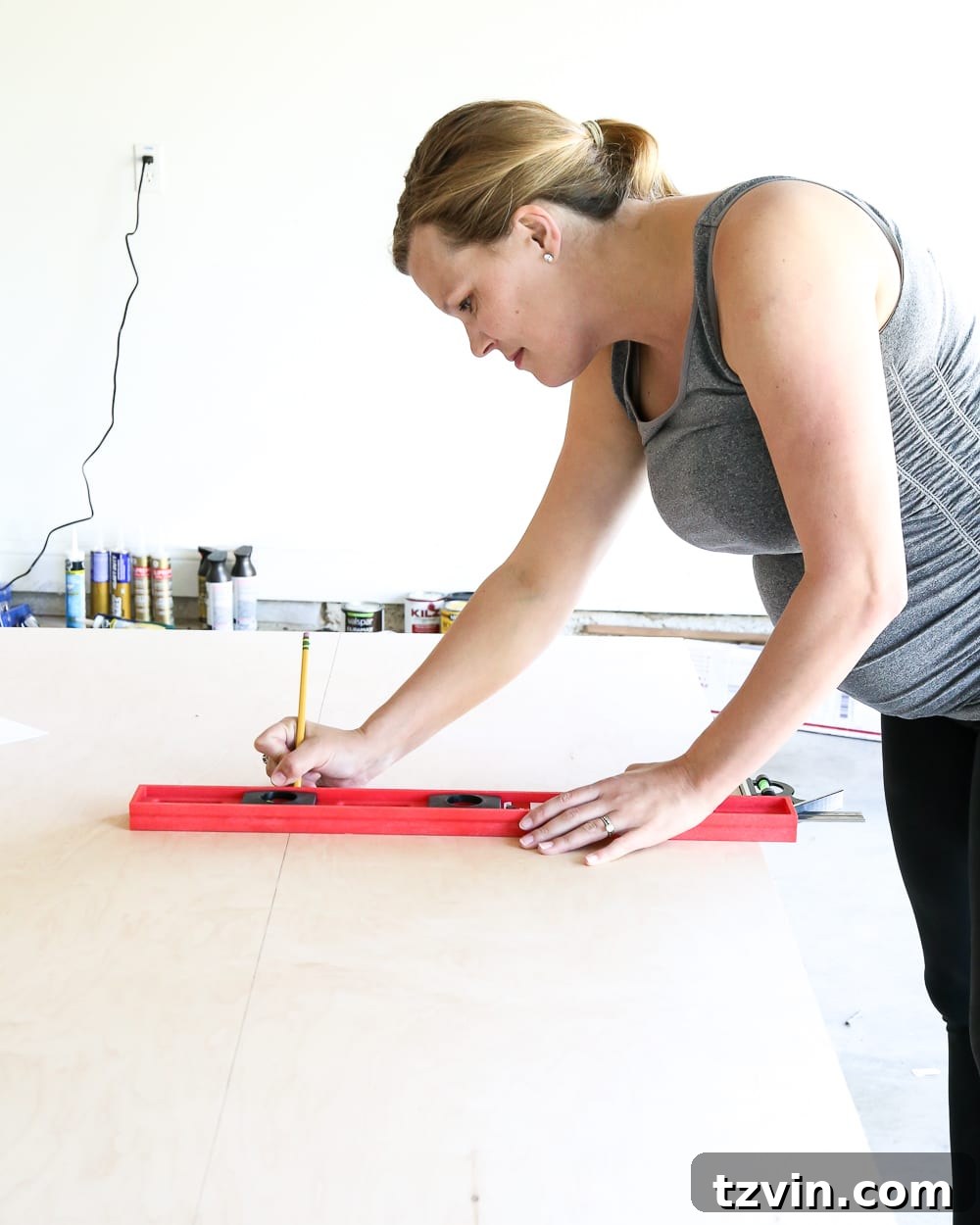 Lowes Bathroom Remodel Showcase 7 Rachel constructs a beautiful barn door, adding a rustic focal point to the bathroom.