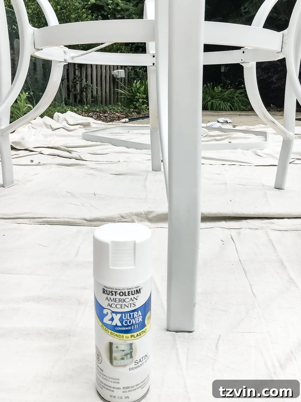 From Grimy to Gleaming: Deep Cleaning Your Outdoor Glass Dining Table 7 How to Revive a Glass Patio Table | blesserhouse.com - A tutorial explaining how to clean, paint, and revive a glass patio table to make it look brand new in a few quick steps.