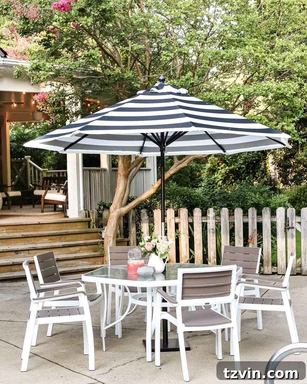 From Grimy to Gleaming: Deep Cleaning Your Outdoor Glass Dining Table 10 How to Revive a Glass Patio Table | blesserhouse.com - A tutorial explaining how to clean, paint, and revive a glass patio table to make it look brand new in a few quick steps.