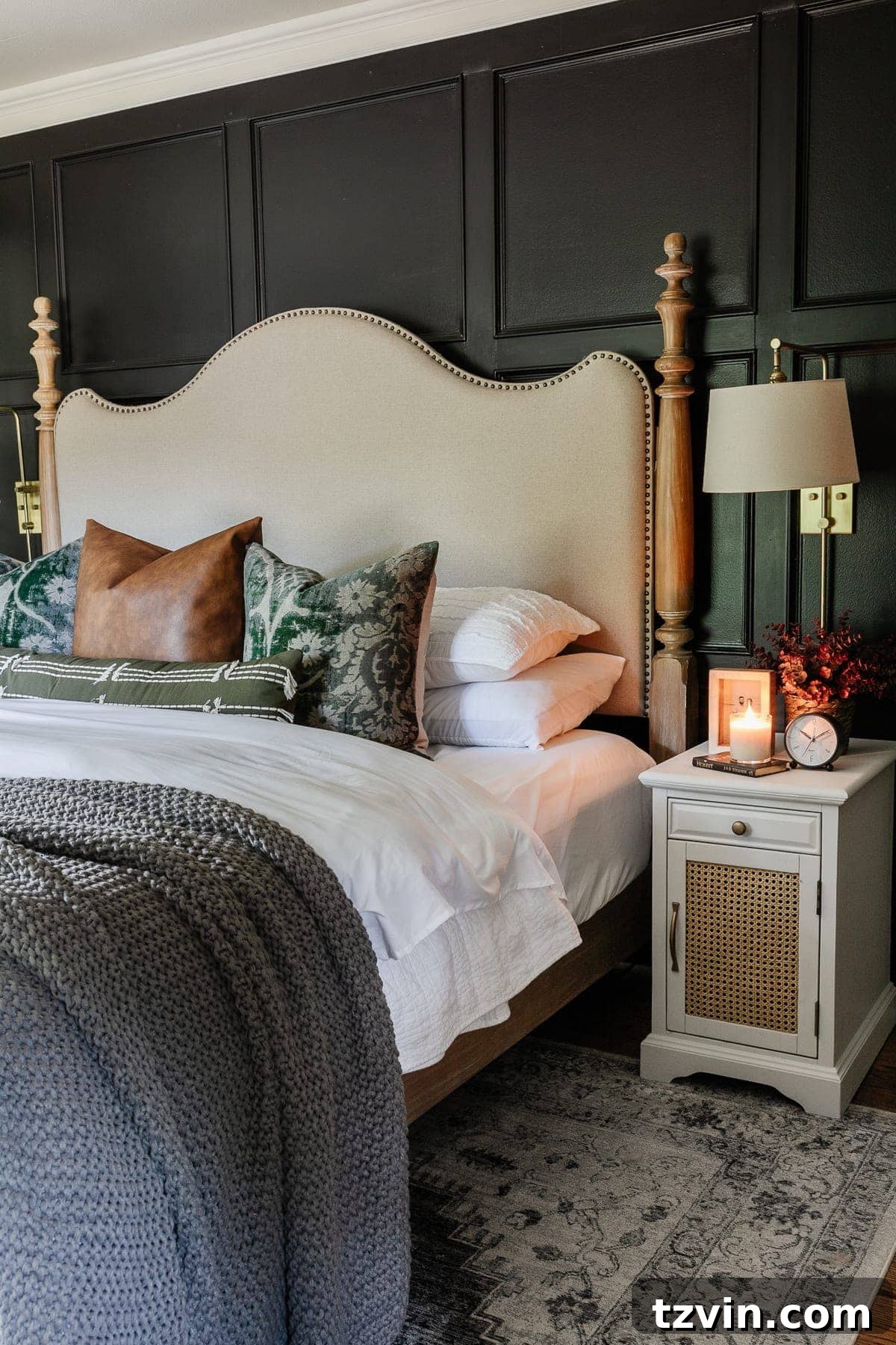 Revive Your Furniture: The Easy Paint Transformation 3 nightstand with cane front