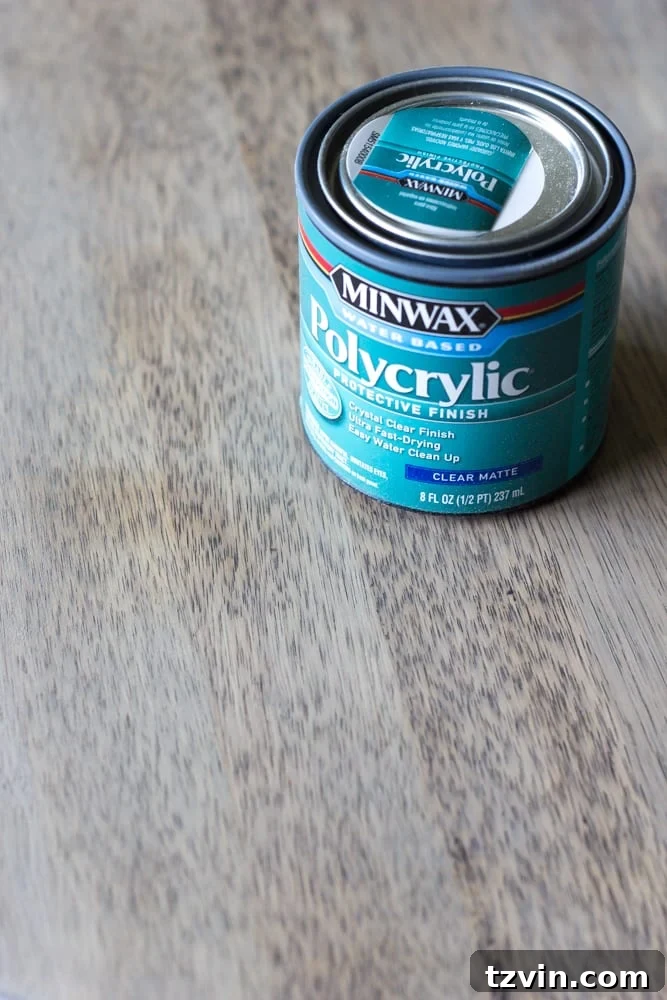 Revive Your Furniture: The Easy Paint Transformation 36 how to seal furniture with polycrylic