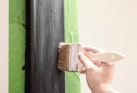 Textured Reflections: Dry Brush Black Mirror