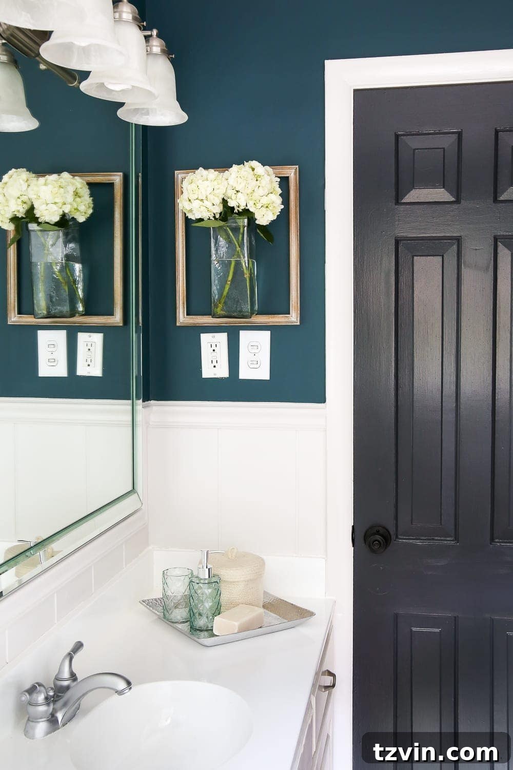 Secrets to a Lavish Home That Won't Break the Bank 14 How to Make Your Home Look Luxurious on a Budget | blesserhouse.com - 8 tips to make your home look luxurious on a budget with ideas for choosing finishes, lighting, art, and small details that only look expensive. bathroom wall decor