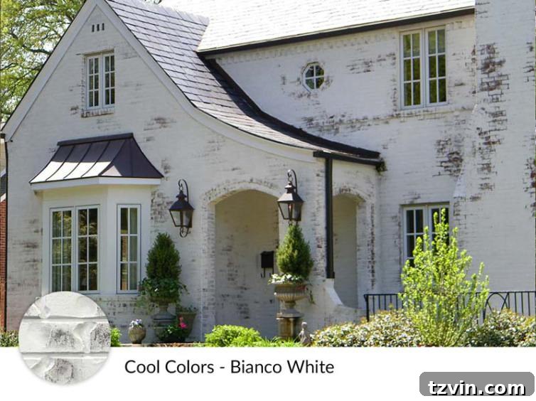 Transforming Brick Exteriors with Limewash 7 Limewash Brick Exterior Plans | blesserhouse.com - A full exterior brick house makeover plan using real slaked limewash paint and trim color options for a classic European look.