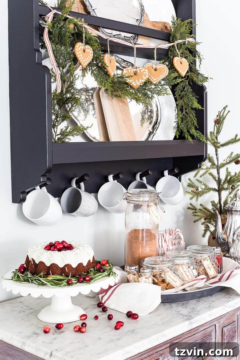 Hot Cocoa Bar Setup