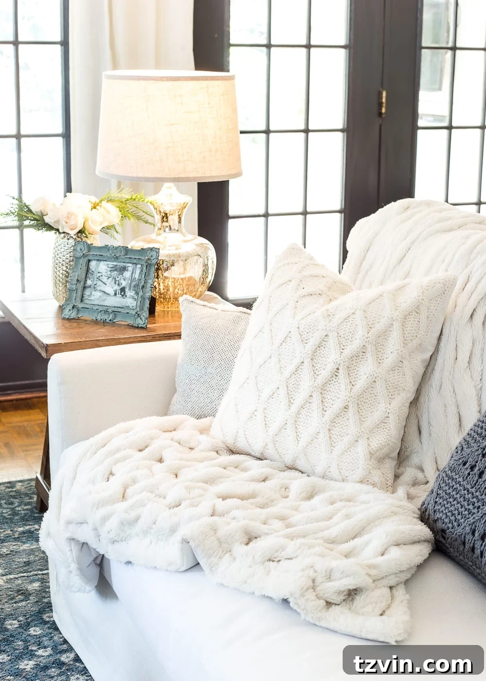 Rekindle Home Comfort After the Christmas Cheer 8 Optimize your home's lighting with lamps in every corner for a warm, inviting Hygge glow after Christmas.