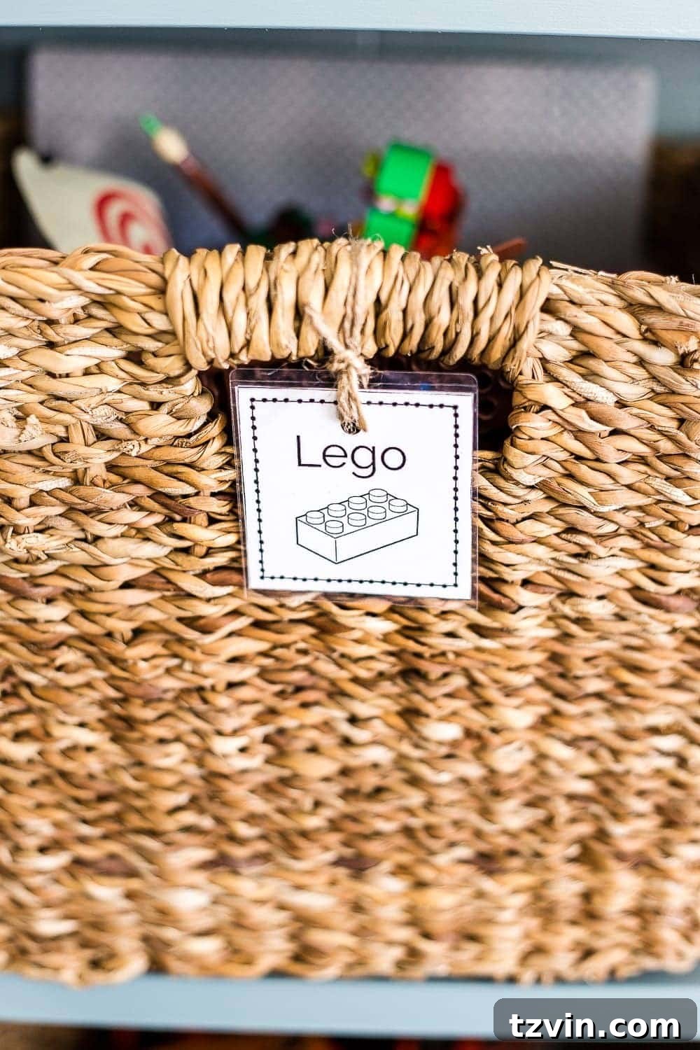 Playroom Organization: Printable Labels & Smart Storage 8 A free printable set of toy organization labels for bins with pictures and legible font to make clean up easier for pre-reading children. #playroom #toyorganization #organizing #toyorganizing #freeprintables #labels