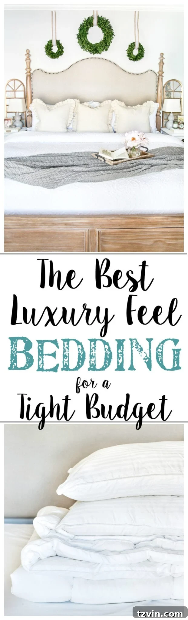 Affordable Luxury: High-End Bedding Without the High Price 8 The best resources for luxury feeling bedding for a tight budget under $40. #bedding #luxurybedding #budgetbedding #bedroomdecor