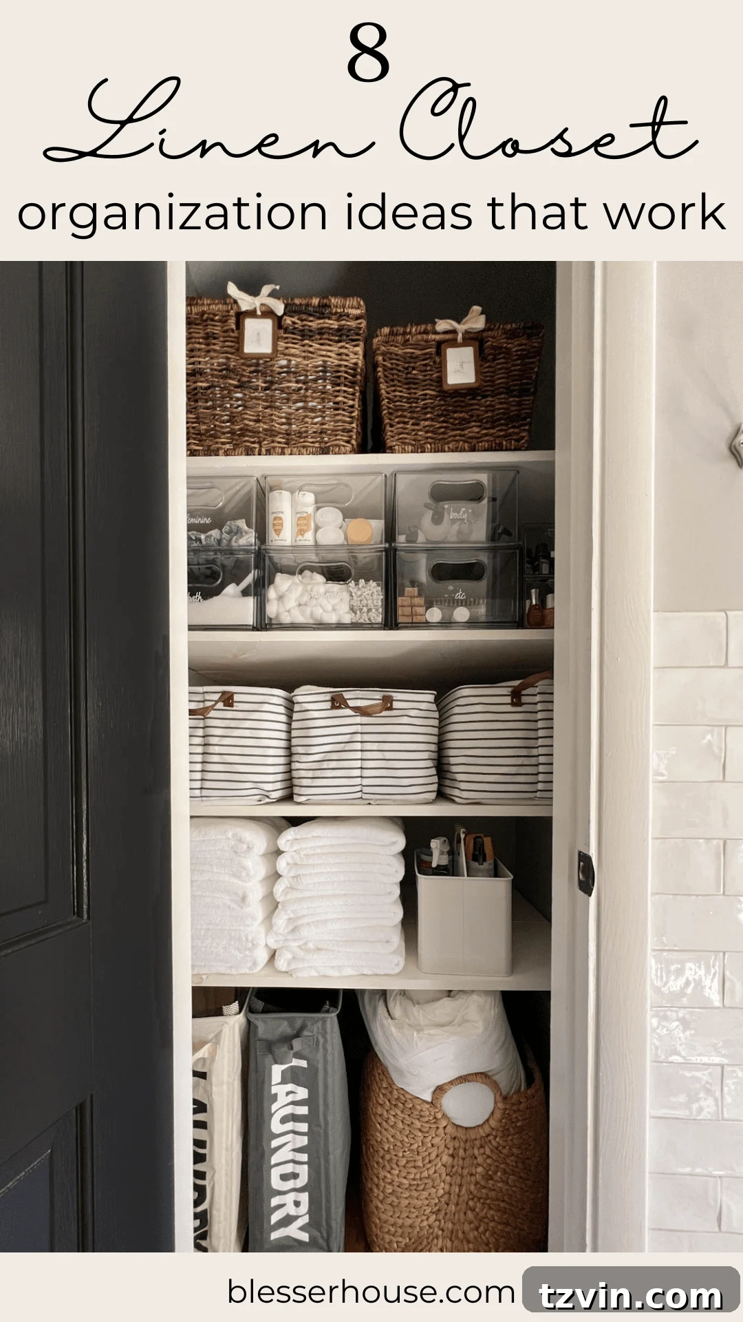 Organizing Your Family: Command Center Essentials 14 organized linen closet