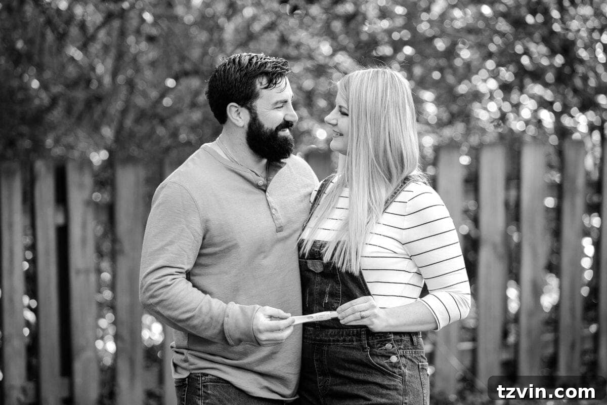 Our Next Epic DIY Challenge 5 Bless'er House pregnancy announcement - for the DIY project tackling couple #pregnancyannouncement