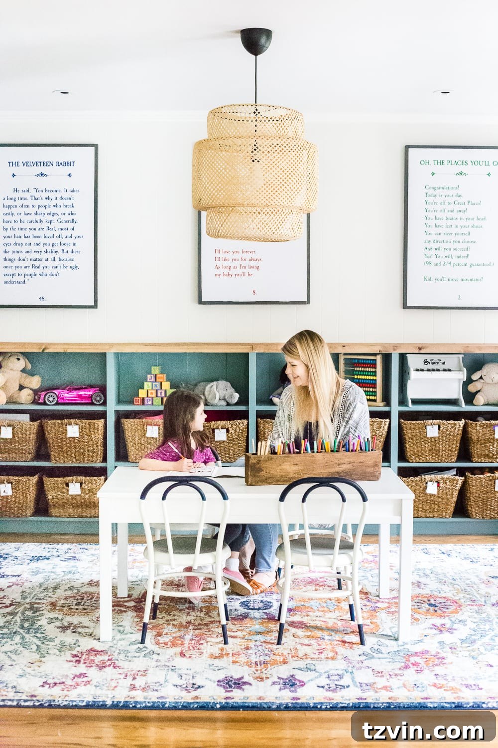 Playroom Makeover Before and After