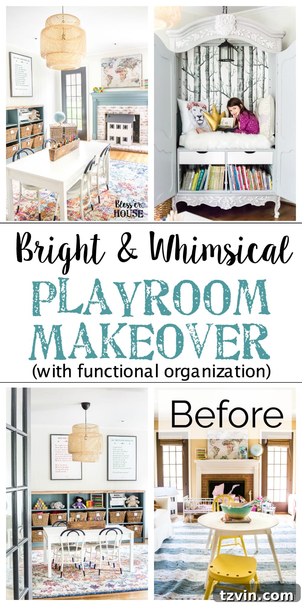 Playroom Makeover Pinterest Pin