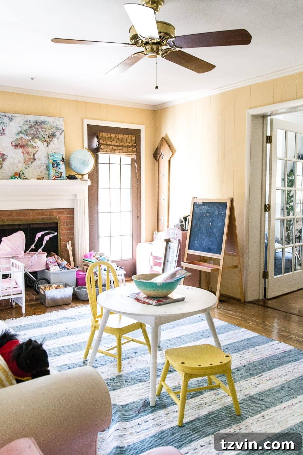 Playroom Corner Organization