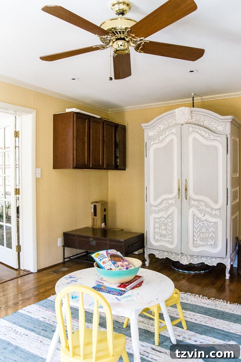 Playroom Wall Cabinet Removal