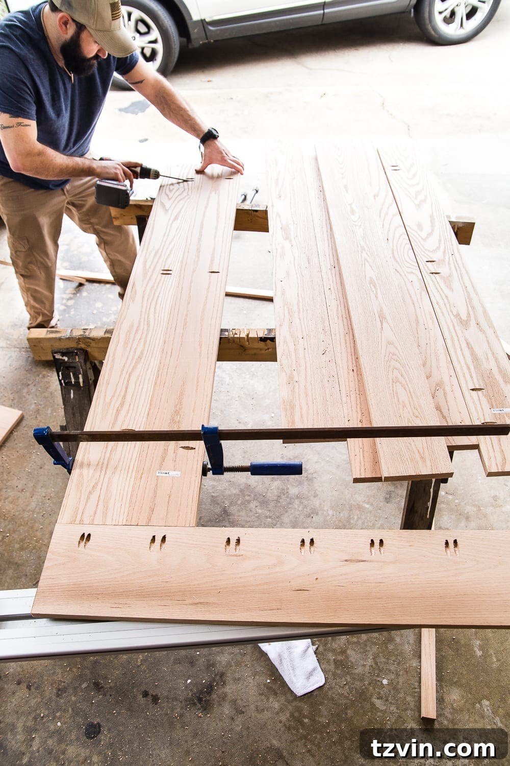 Retrofitted Dining Table: A DIY Project 12 Assembling the table top