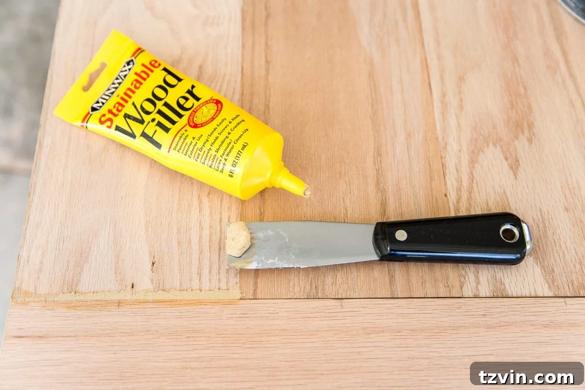Retrofitted Dining Table: A DIY Project 16 Sanding the surface
