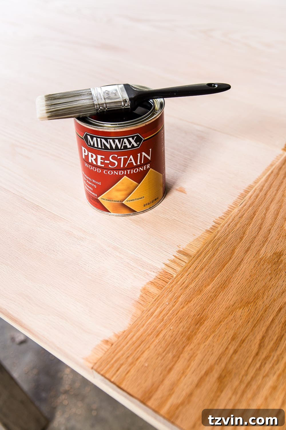 Retrofitted Dining Table: A DIY Project 18 Applying the stain