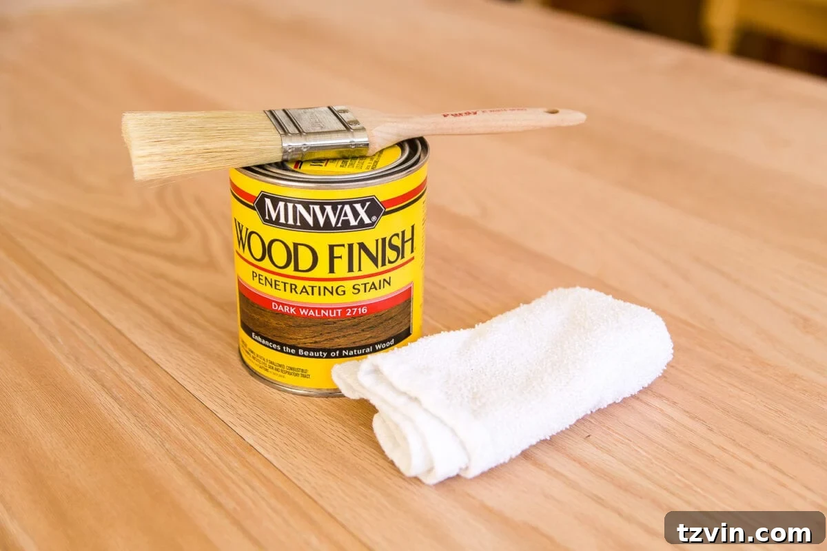 Retrofitted Dining Table: A DIY Project 25 Dining table with dark walnut stain
