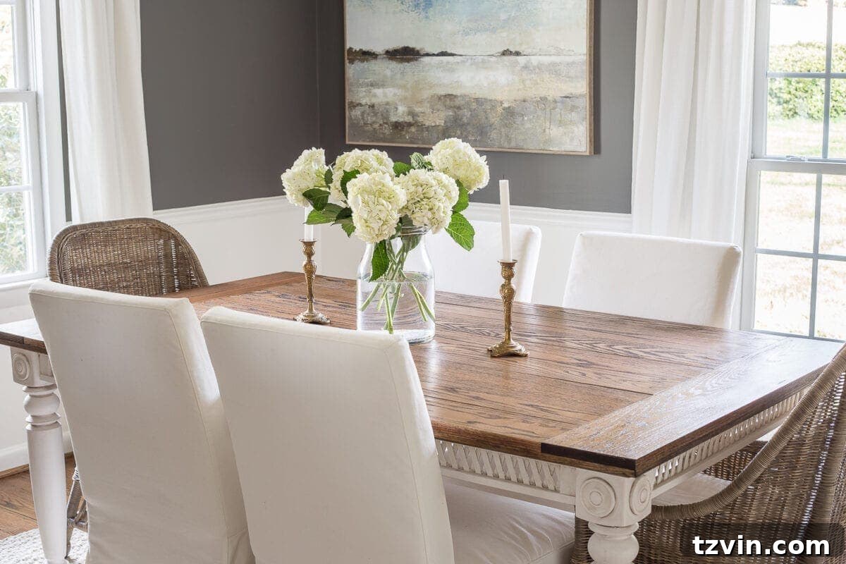 Retrofitted Dining Table: A DIY Project 29 Close-up of the table top