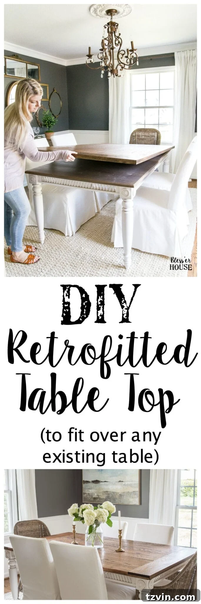 Retrofitted Dining Table: A DIY Project 34 Pin this project