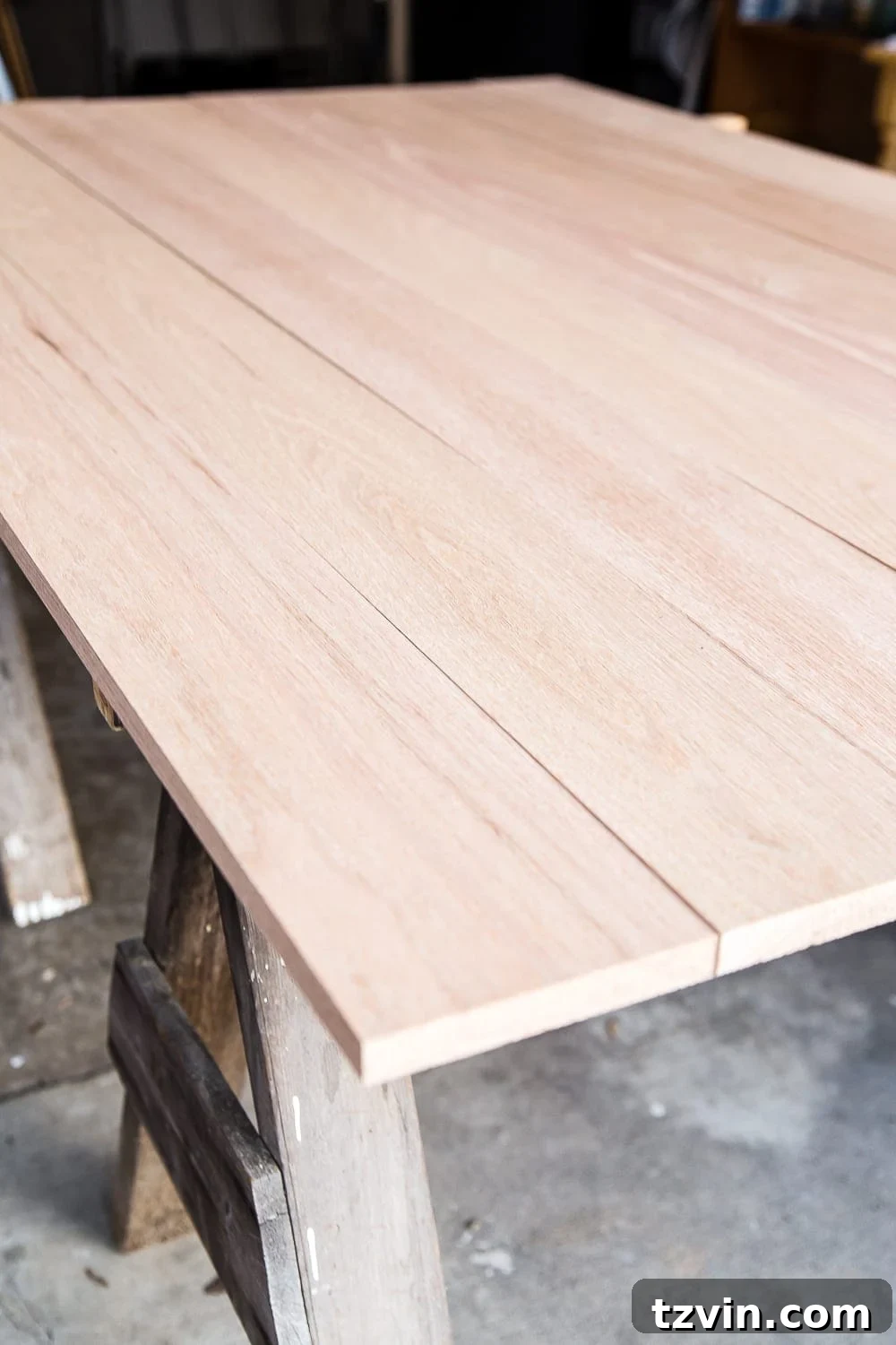 Retrofitted Dining Table: A DIY Project 8 Cutting the 1x6 boards