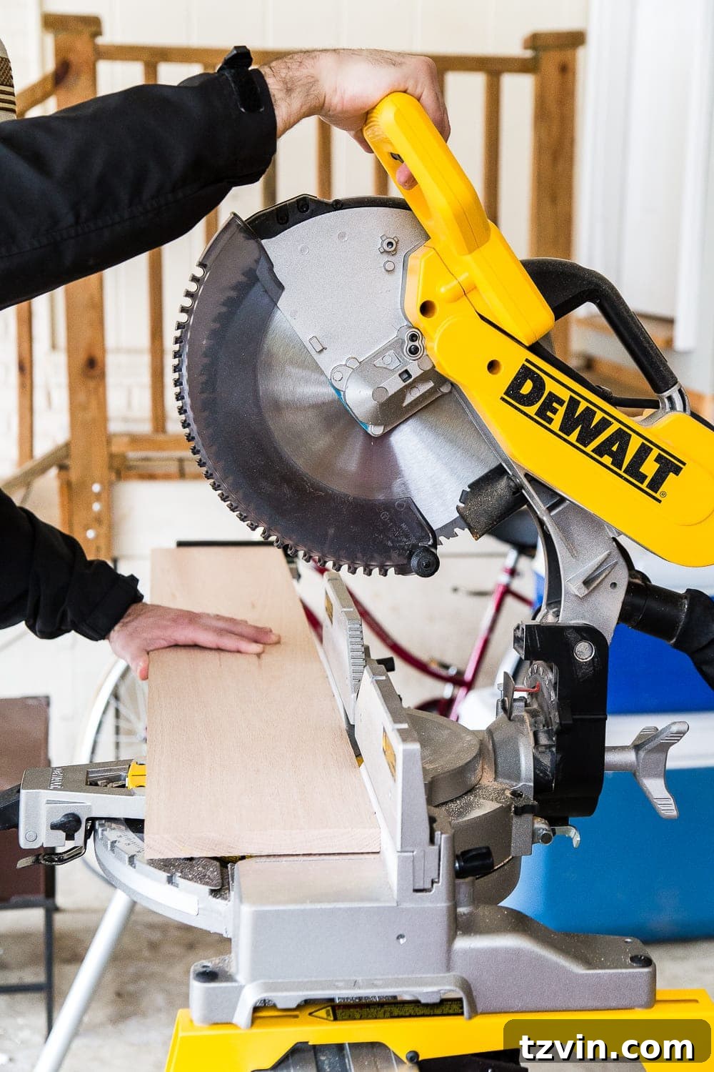 Retrofitted Dining Table: A DIY Project 9 Measuring and cutting the 1x8 boards