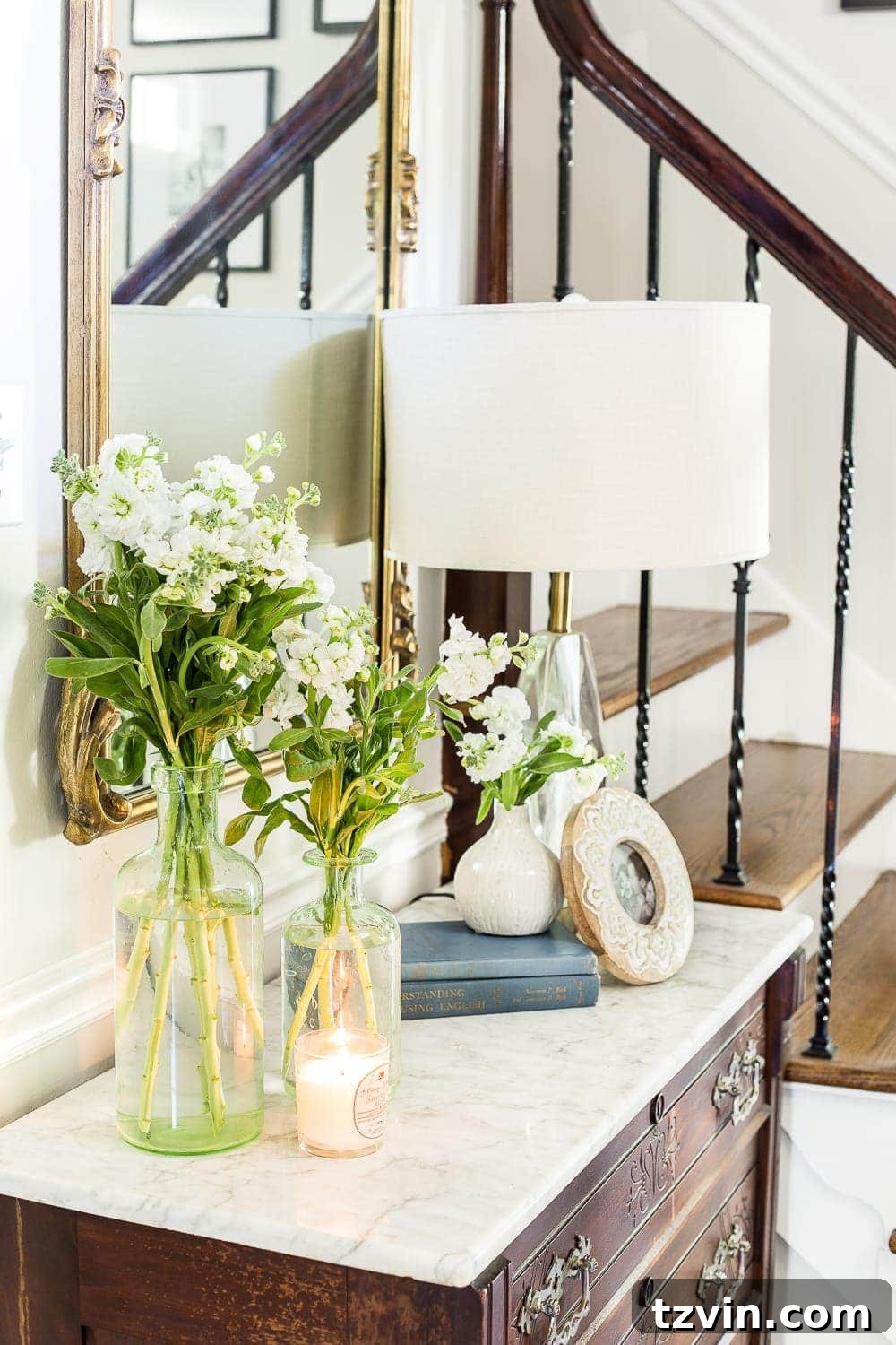 2018 Summer House Tour 5 Summer Home Tour - Foyer Transformation