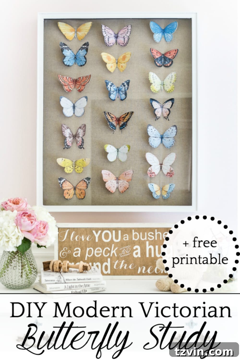 Handcrafted Butterfly Exhibit Frame 2 Childhood dream, butterfly obsession, 5th grade room design, nostalgic memories, early passion for decorating, butterfly themed bedroom, 90s decor style