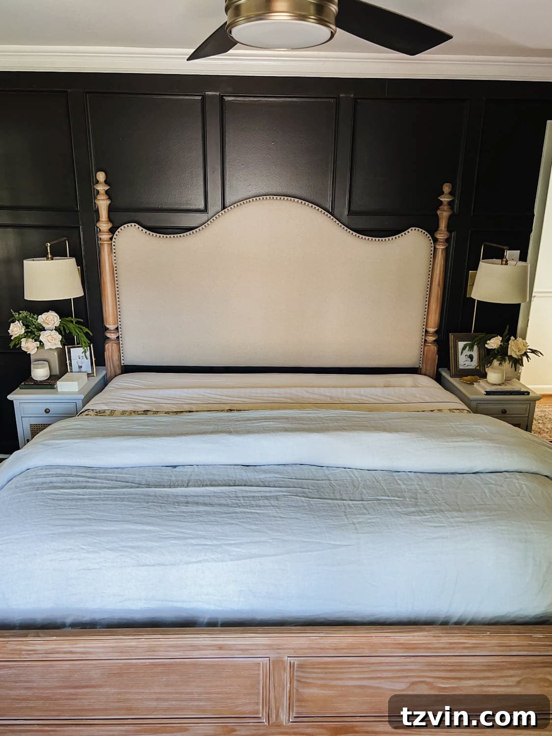 Mastering the Magazine Bed Look 11 Folded duvet or comforter on a bed
