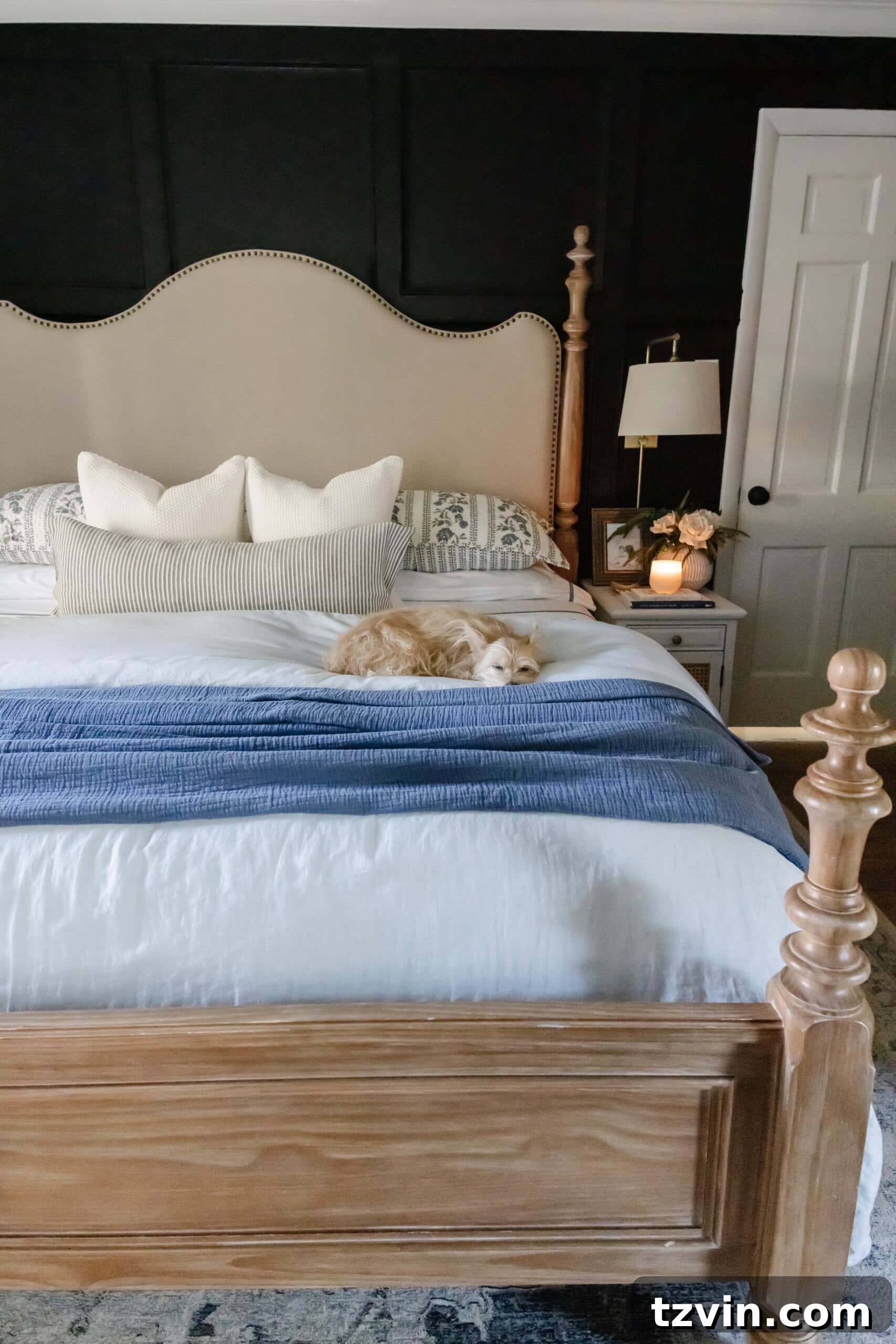 Mastering the Magazine Bed Look 3 Cozy bedroom with a perfectly made bed