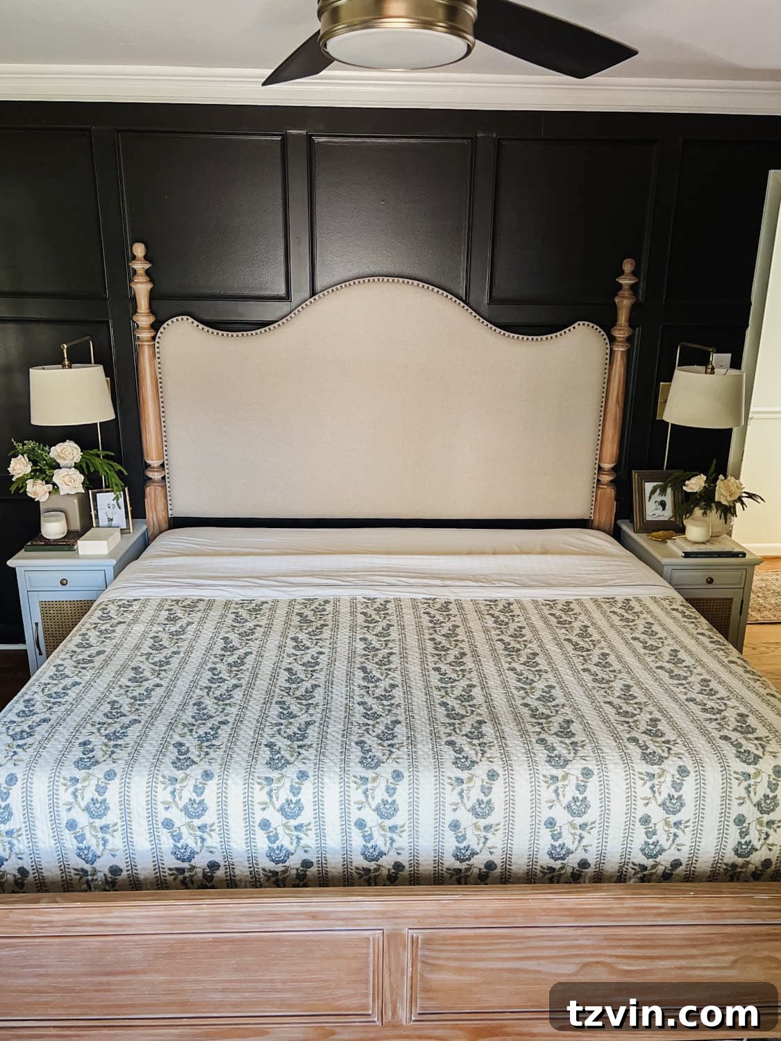 Mastering the Magazine Bed Look 9 Quilt and sheets tucked into the bed