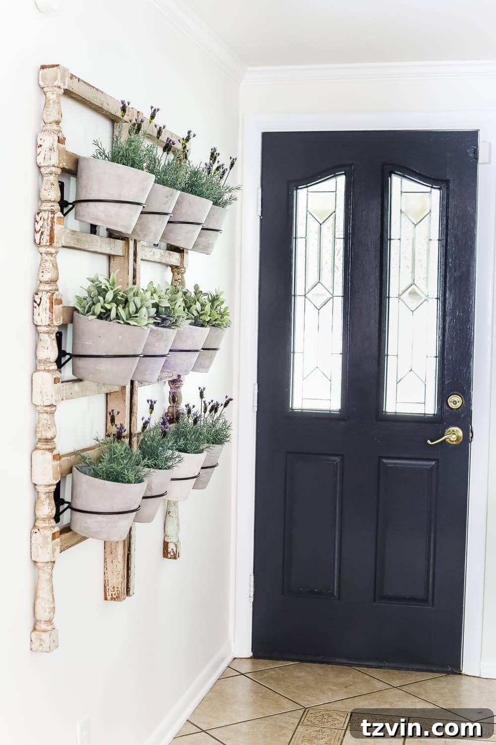 kid-friendly home - fake plants