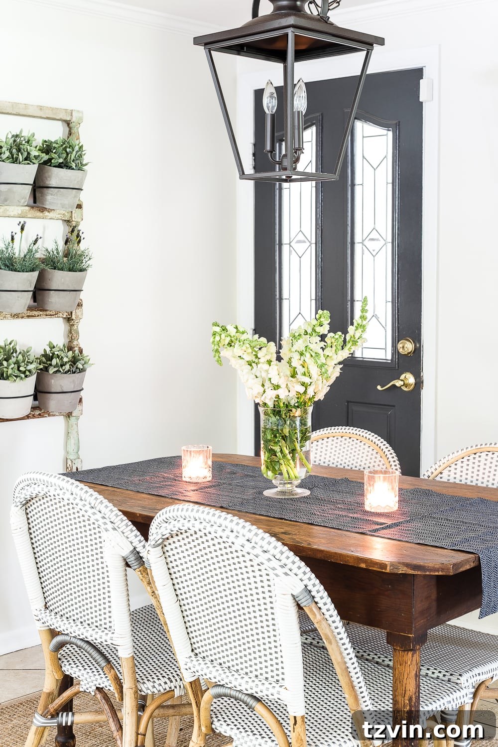 kid-friendly home weathered wood dining tables