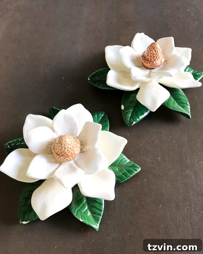 30 Must-Have Home Decor Treasures from Thrift Stores 14 Ceramic figurine, a must-have thrift store staple, transformed with concrete-look paint.