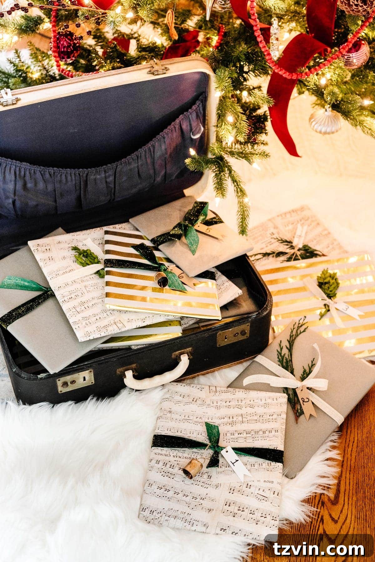 30 Must-Have Home Decor Treasures from Thrift Stores 22 Secondhand suitcase repurposed as a charming storybook Christmas Advent calendar.