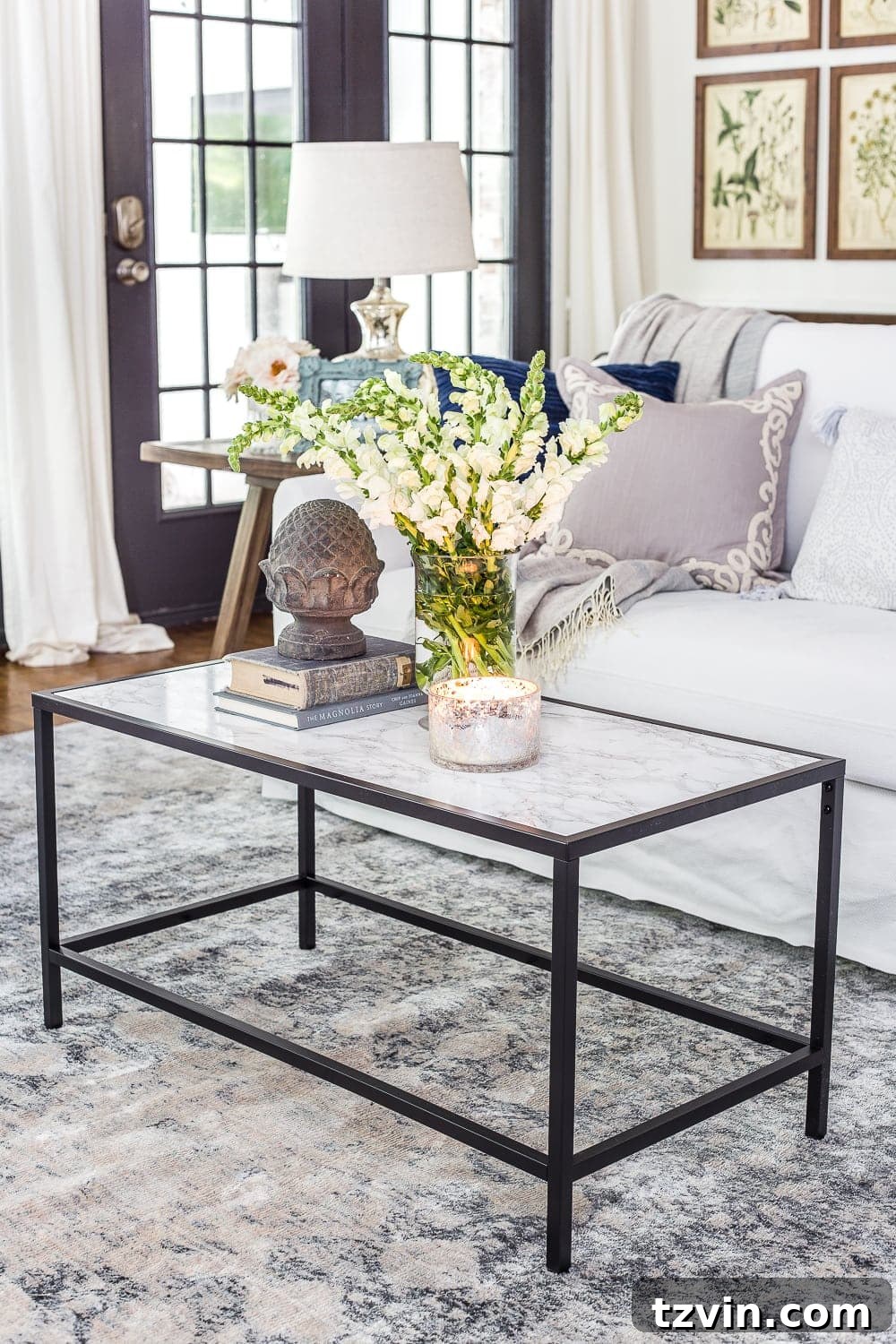 30 Must-Have Home Decor Treasures from Thrift Stores 27 Faux marble coffee table makeover, a successful DIY project from a thrift store find.