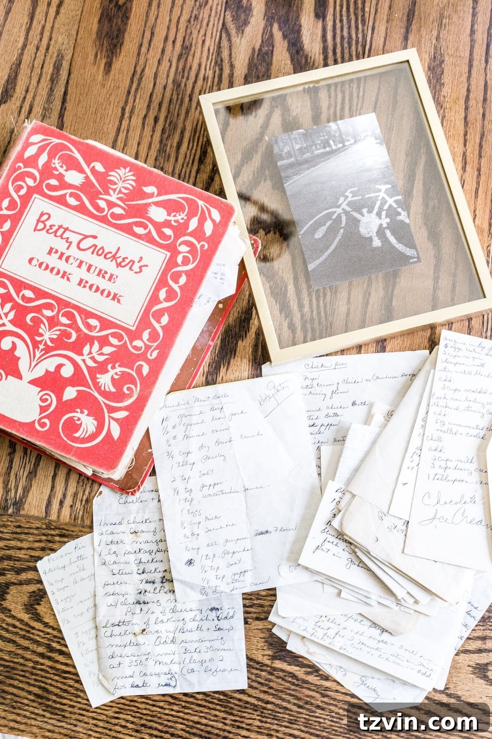 How to preserve handwritten recipes and letters for framing: A treasured family recipe collection