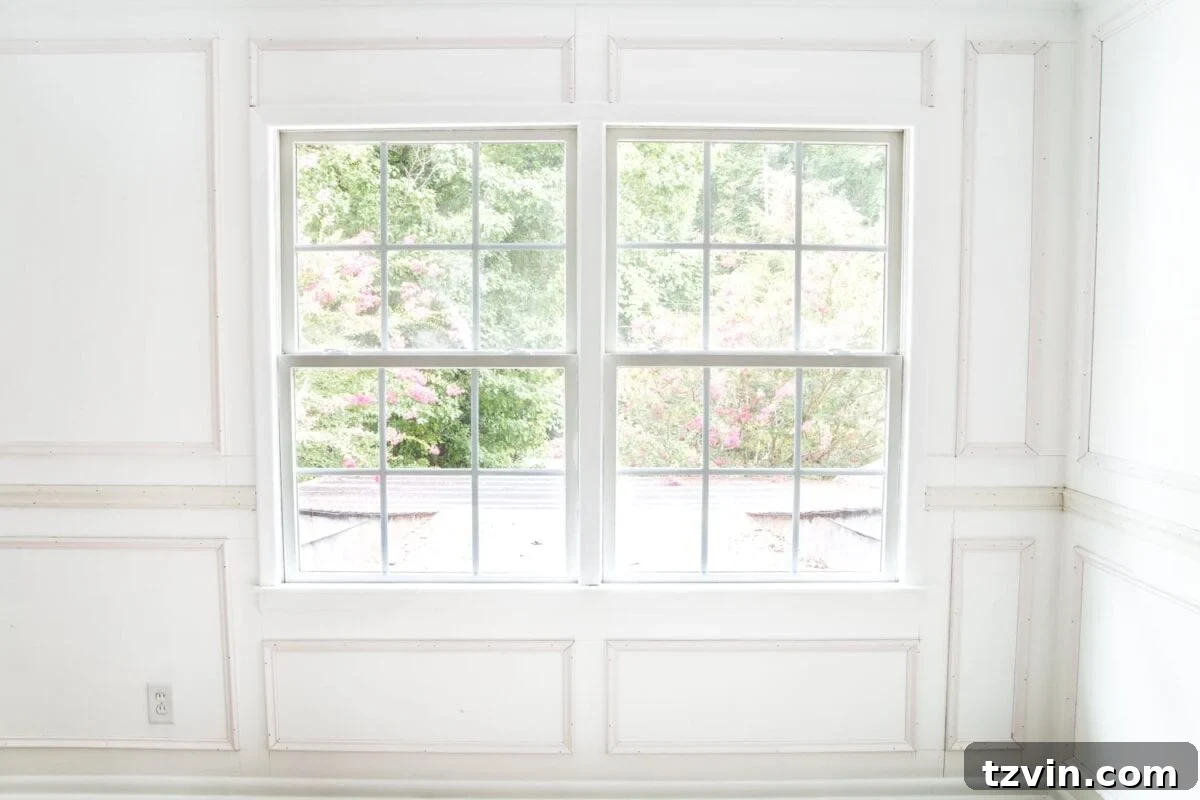 Frame Your Art: DIY Molding Mastery 18 A step-by-step tutorial for hanging picture frame molding wainscoting and a shortcut to make it easier.