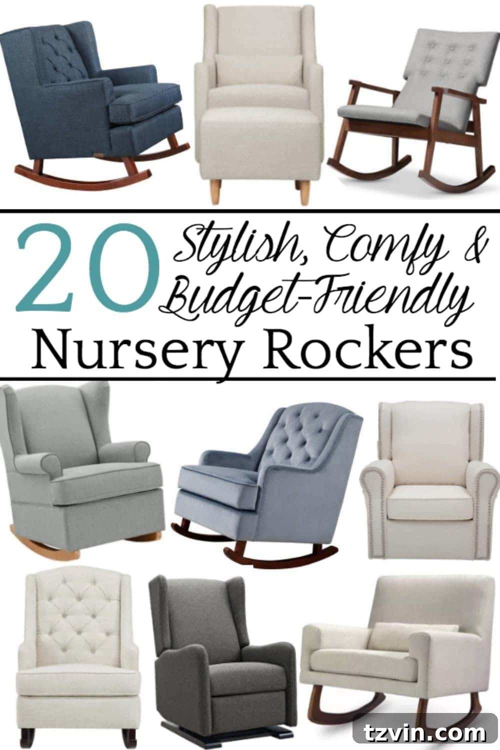 20 Chic and Affordable Nursery Gliders 4 Stylish Nursery Gliders and Rocking Chairs Under $500