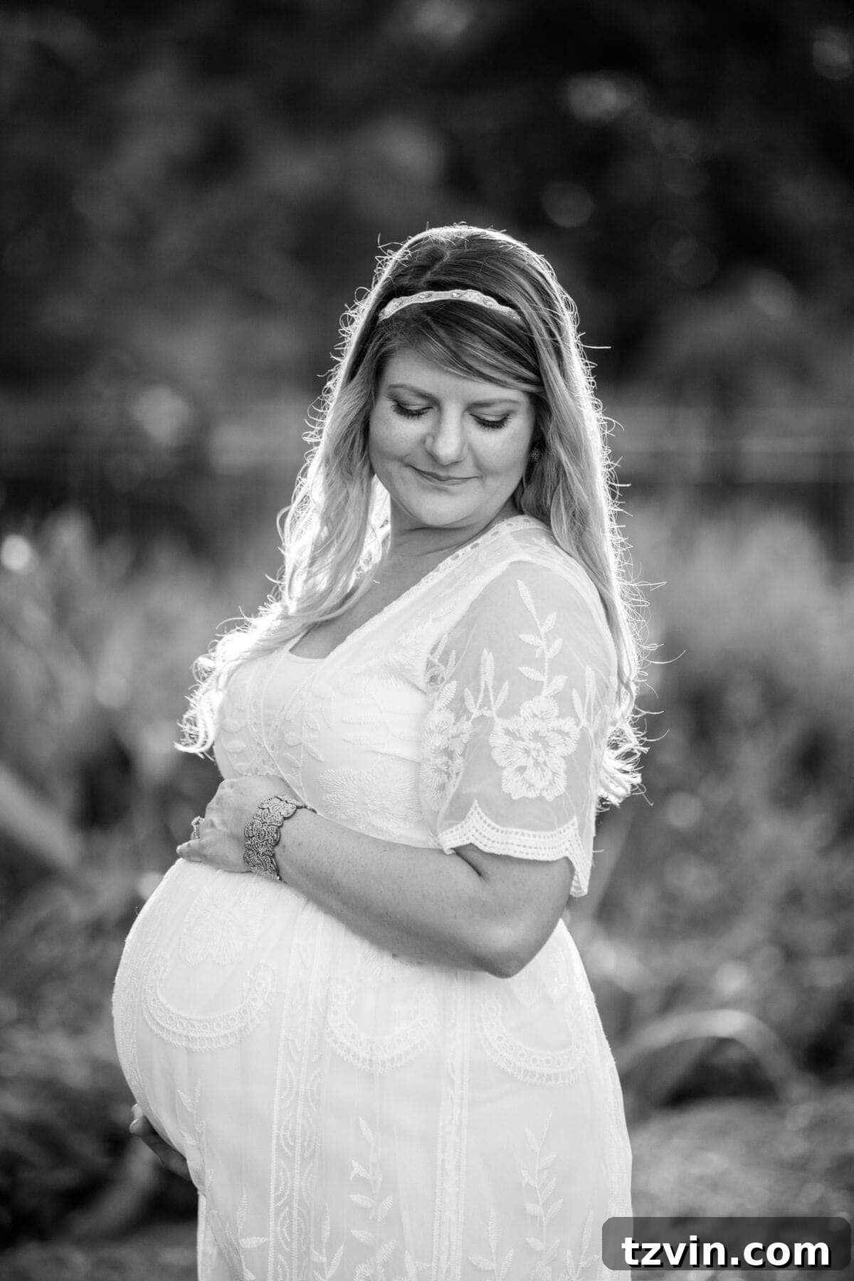 Bare-Belly Truths 3 Joyful family maternity portrait during third trimester