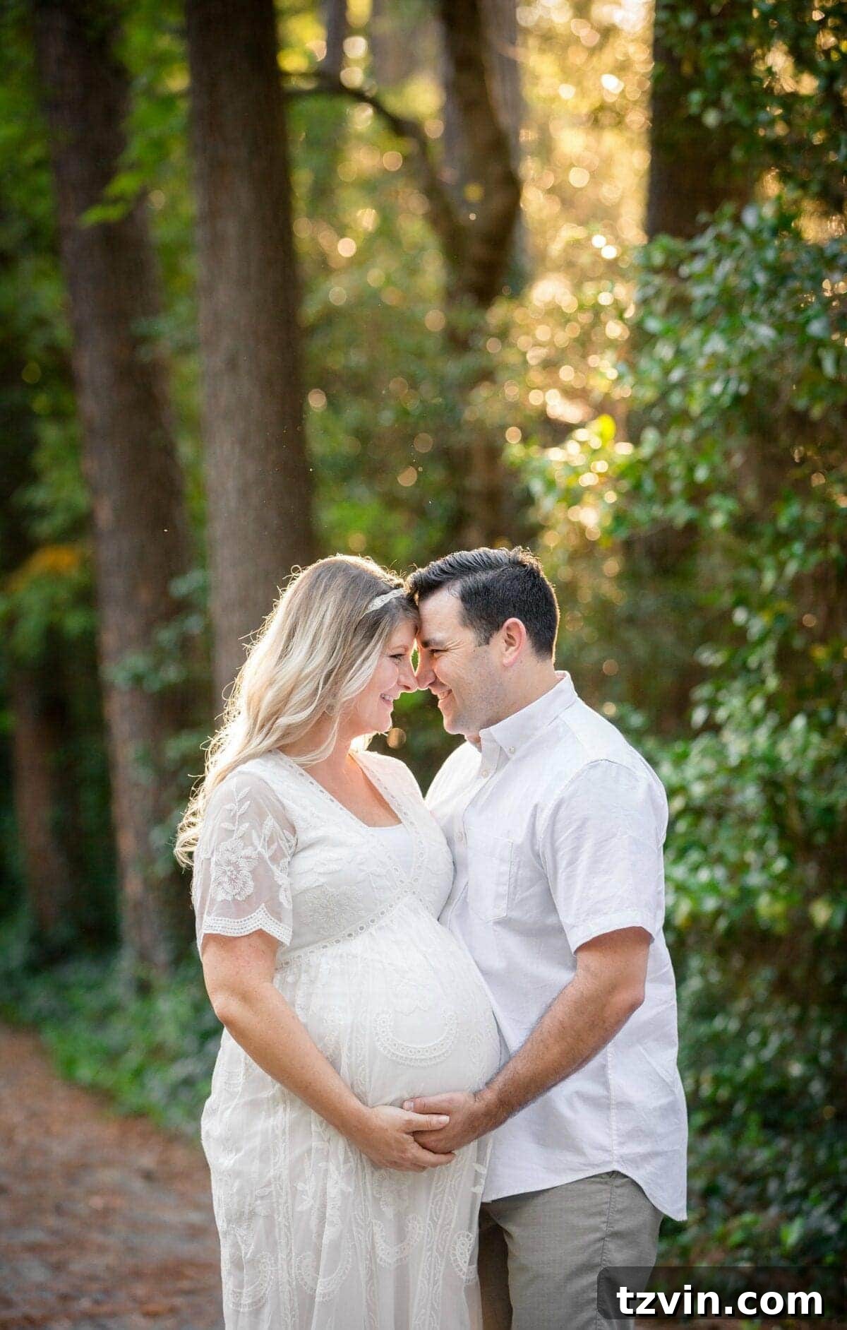 Bare-Belly Truths 5 Maternity photo of happy family with a toddler